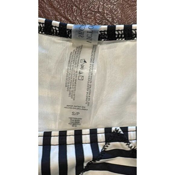 Victoria Secret Swim Bottoms Size S/P  Black and White - Picture 4 of 6